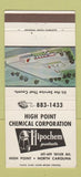 Matchbook Cover - High Point Chemical Corp High Point N 30 Strike