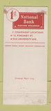 Matchbook Cover - 1st National Bank Madison WI 1954 WEAR 30 Strike
