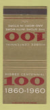 Matchbook Cover - Higbee Centennial 1960 Department Store Cleveland OH 30 Strike