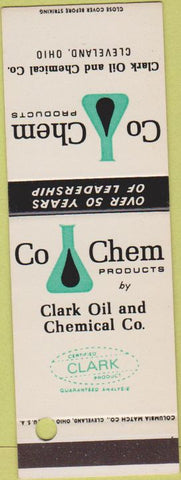 Matchbook Cover - Co Chem Products Clark oil Cleveland OH SAMPLE