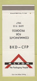 Matchbook Cover - Alton Packaging People 1967 30 Strike