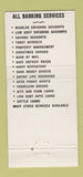 Matchbook Cover - De Kalb Trust Savings Bank IL 1959 WEAR 30 Strike