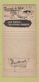 Matchbook Cover - First National Bank Palestine TX 1962 30 Strike