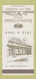 Matchbook Cover - Farmers & Citizens Bank Sauk City WI 1963 30 Strike