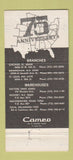 Matchbook Cover - Hill & Griffith Cincinnati OH 1971 30 Strike