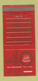 Matchbook Cover - Citizens Federal Savings Cleveland OH 1961 30 Strike