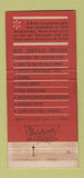 Matchbook Cover - Citizens Federal Savings Cleveland OH 1961 30 Strike