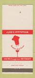 Matchbook Cover - London Chop House Detroit MI 30 Strike
