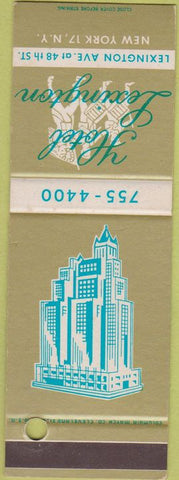 Matchbook Cover - Hotel Lexington New York City SAMPLE