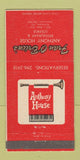 Matchbook Cover - Fran O'Brien's Anthony House Washington DC 30 Strike