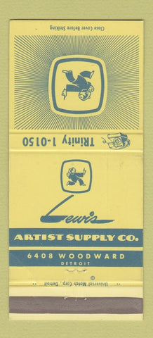 Matchbook Cover - Lewis Artist Supply Detroit MI WEAR 30 Strike