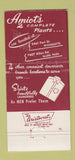 Matchbook Cover - Amiot's Cleaners Wyandotte Allen Park MI 30 Strike