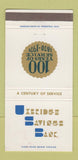 Matchbook Cover - Uxbridge Savings Bank 1970 MA 30 Strike