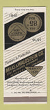 Matchbook Cover - Maas & Waldstein Newark NJ Enamels Lacquers 30 Strike