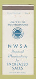Matchbook Cover - National Welding Supply Association 1957 30 Strike