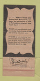 Matchbook Cover - A&M Haydon Bolt Makers Philadelphia PA 1954 30 Strike