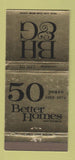Matchbook Cover - Better Homes and Gardens 1972 Magazine 30 Strike