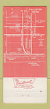 Matchbook Cover - Pallister Motel Detroit MI 30 Strike