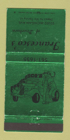Matchbook Cover - Francesco's Earborn MI Restaurant WEAR 30 Strike