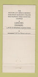 Matchbook Cover - Francesco's Earborn MI Restaurant WEAR 30 Strike