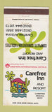 Matchbook Cover - Carefree Inn Resort AZ WEAR 30 Strike