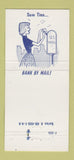 Matchbook Cover - Wakeman Bank OH 30 Strike