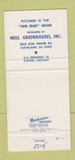 Matchbook Cover Neill Greenhouses Flowers Cleveland OH Carmel IN WEAR 30 Strike