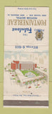 Matchbook Cover - Fontainebleau Motor Hotel New Orleans LA WEAR 30 Strike