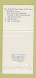 Matchbook Cover - Thunderbird Aviation Chesterfield MO 30 Strike