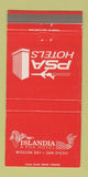 Matchbook Cover - Islandia PSA Hotel San Diego CA mermaid girlie 30 Strike