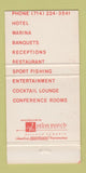 Matchbook Cover - Islandia PSA Hotel San Diego CA mermaid girlie 30 Strike