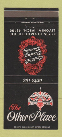 Matchbook Cover - The Other Place Livonia MI 30 Strike