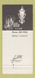 Matchbook Cover - Patio Club Milwaukee WI 30 Strike