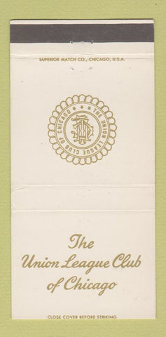 Matchbook Cover - Union League Club of Chicago IL 30 Strike