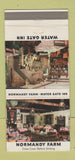 Matchbook Cover Normandy Farm Water Gate Inn Potomac MD Washington DC 30 Strike