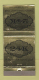 Matchbook Cover - 24 Karat Club Detroit MI 30 Strike