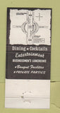 Matchbook Cover - Stephenson Club Hazel Park MI restaurant 30 Strike