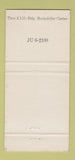 Matchbook Cover - Hemisphere Club New York City Rockefeller Center 30 Strike