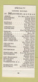 Matchbook Cover - Cafe Caprice Sheraton Cadillac Hotel Detroit MI 30 Strike