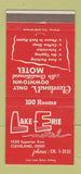 Matchbook Cover - Lake Erie Motel Cleveland OH 30 Strike