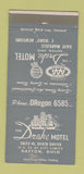 Matchbook Cover - Drake Motel Dayton OH 30 Strike