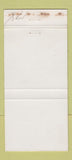 Matchbook Cover - Lion True Color Boating Scenes WEAR 30 Strike