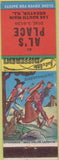 Matchbook Cover - Al's Place Decatur IL hillbilly
