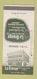 Matchbook Cover - LA Grange Banking Company GA 30 Strike