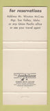 Matchbook Cover - Sun Valley ID Union Pacific Railroad Skiing 30 Strike