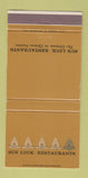 Matchbook Cover - Sun Luck Imperial Chinese New York City 30 Strike