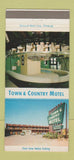Matchbook Cover - Town and Country Motel Monroeville PA 30 Strike