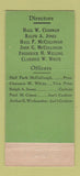 Matchbook Cover - First National Bank North Bennington VT 1959 WEAR 30 Strike