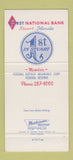 Matchbook Cover - First National Bank Stuart FL 1963 30 Strike
