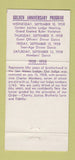 Matchbook Cover - Elks Lodge 1958 San Mateo CA 30 Strike